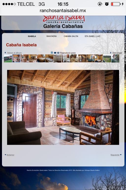 Cabanas Santa Isabel Villa Refugio Exterior photo